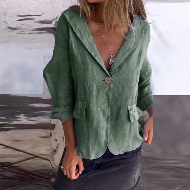 PAULA | AVSLAPPET SCALLOP BLAZER