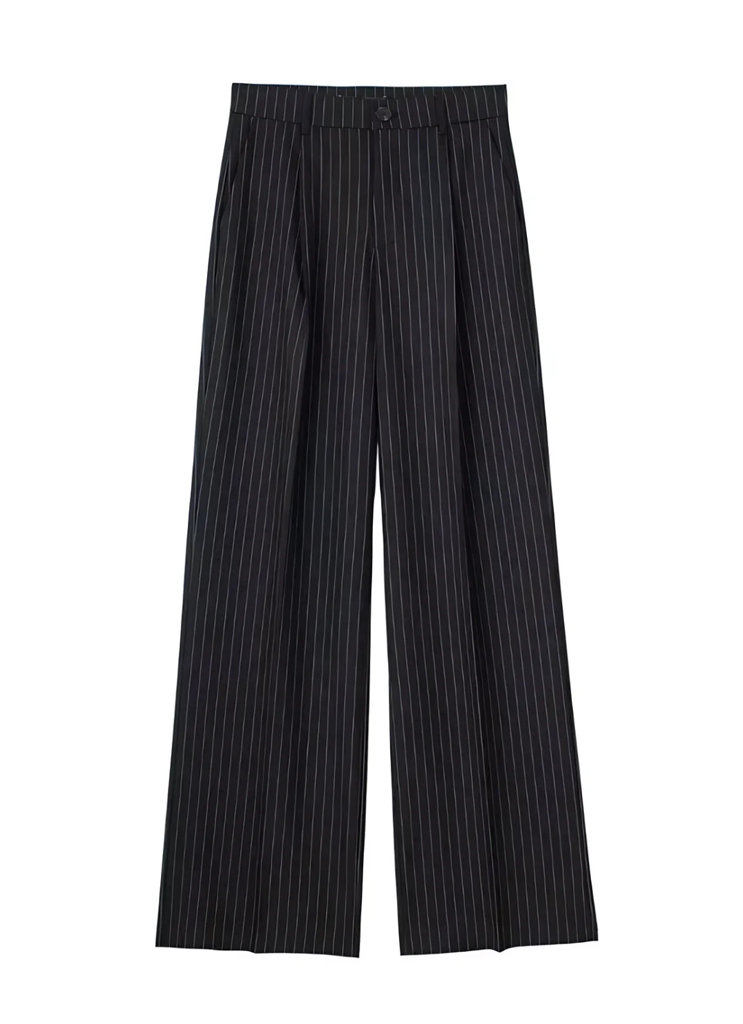 Lea Bergen™ | Elegant Grå Bredbukse
