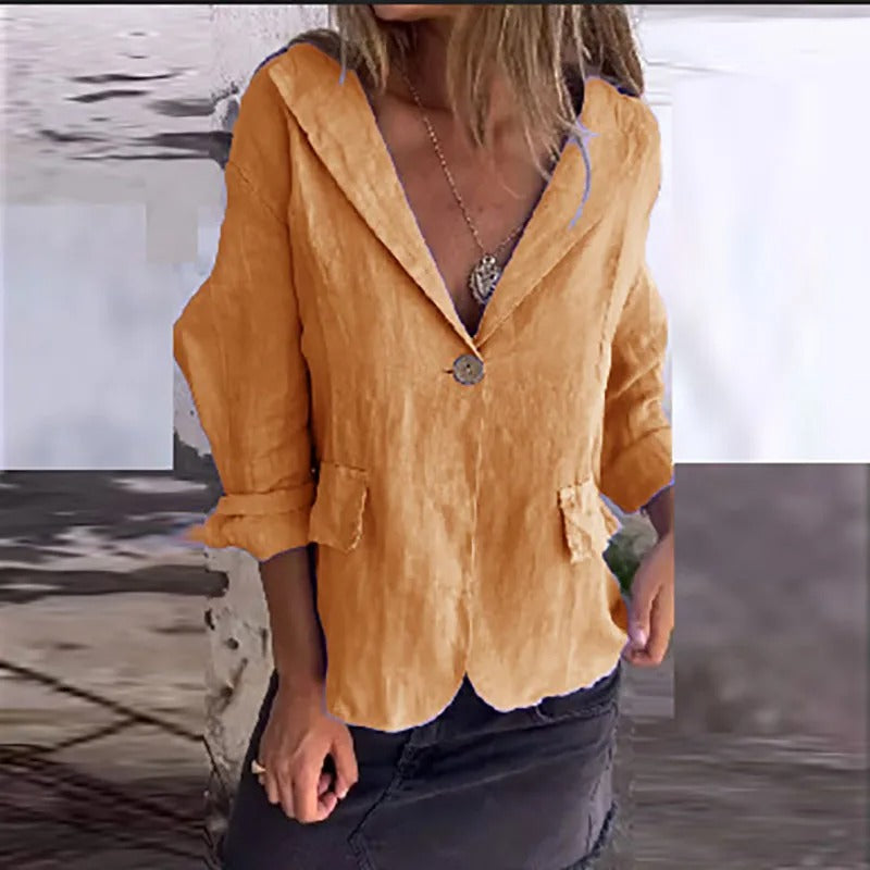 PAULA | AVSLAPPET SCALLOP BLAZER