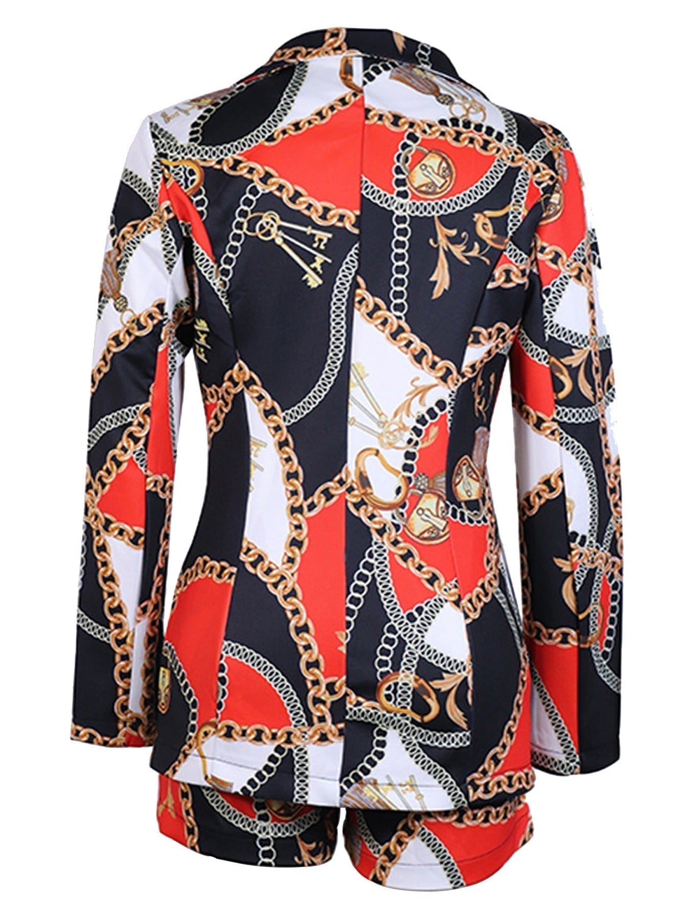 MONICA | KJEDETRYKK BLAZER SETT