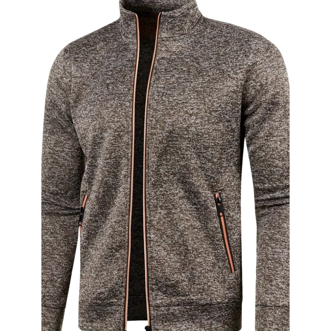Clive™ – Klassisk Zip-Up Strikkegenser