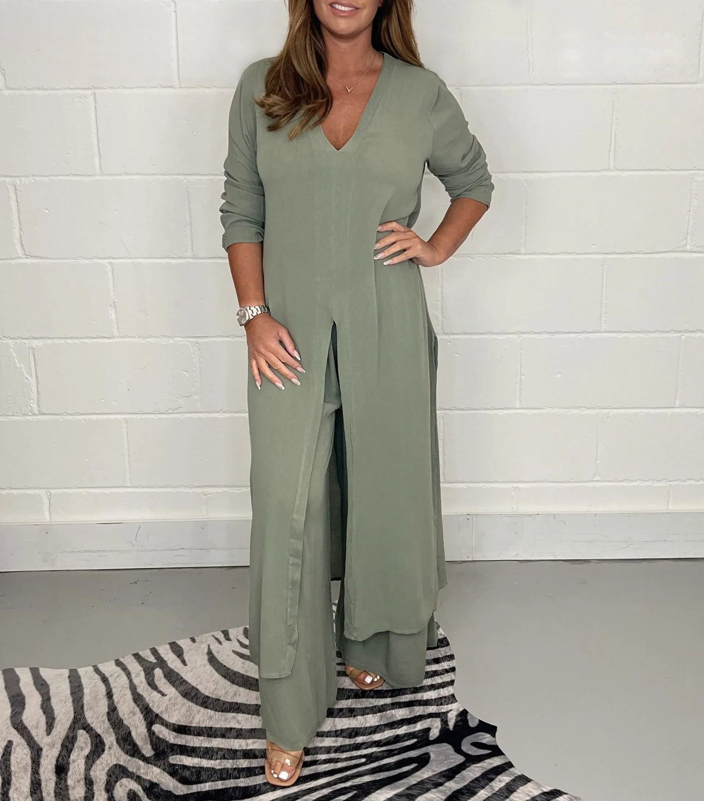 Lea Bergen™ | Elegant og Flytende To-delt Sett