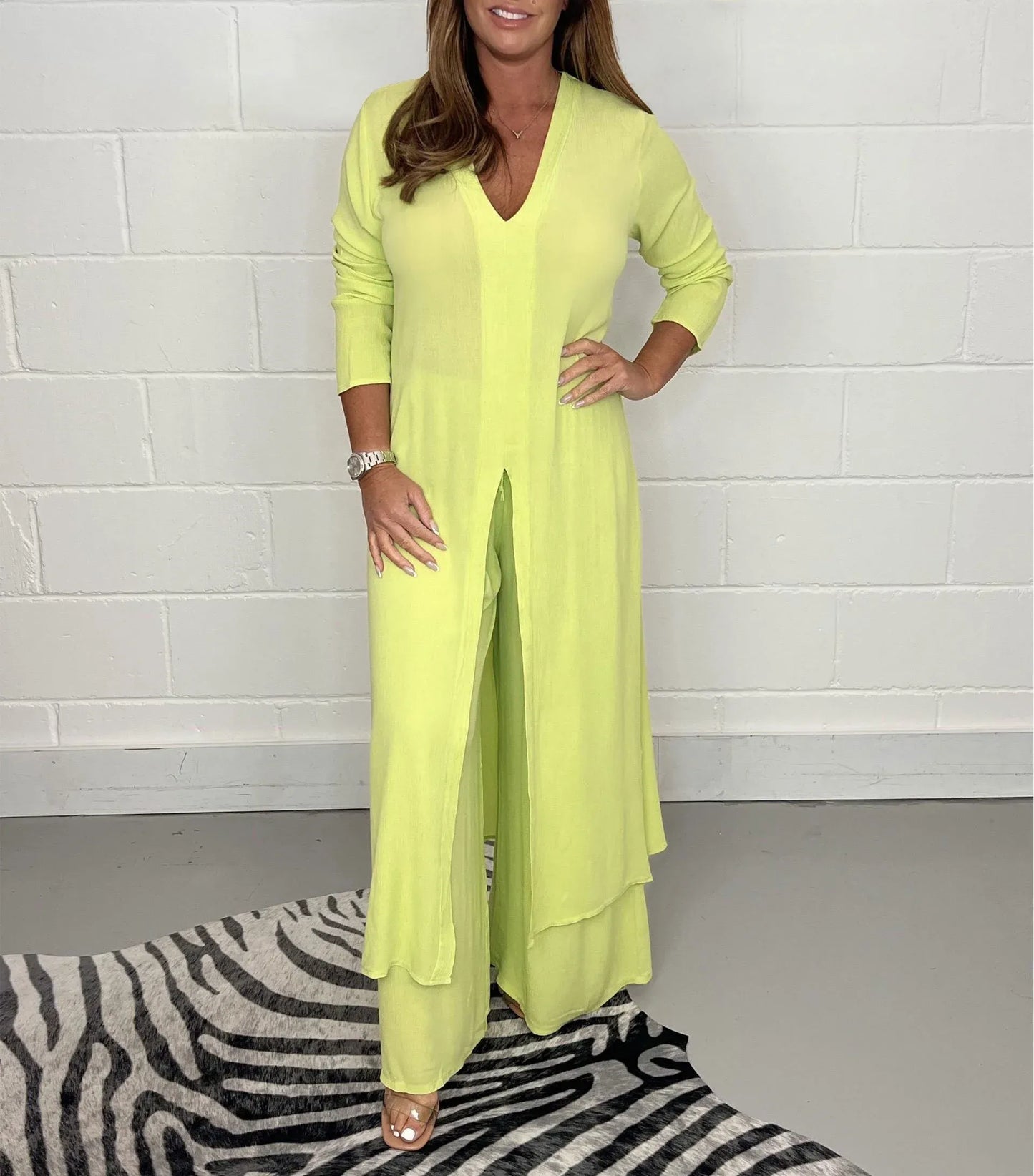 Lea Bergen™ | Elegant og Flytende To-delt Sett