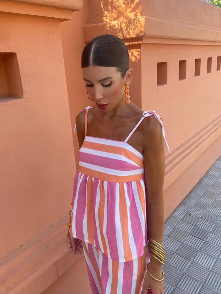 Lea Bergen™ | Riviera Stripet Sommersett