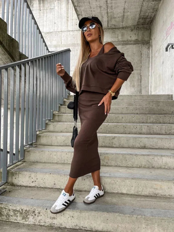 Lea Bergen™ | Strikket loungewear-sett