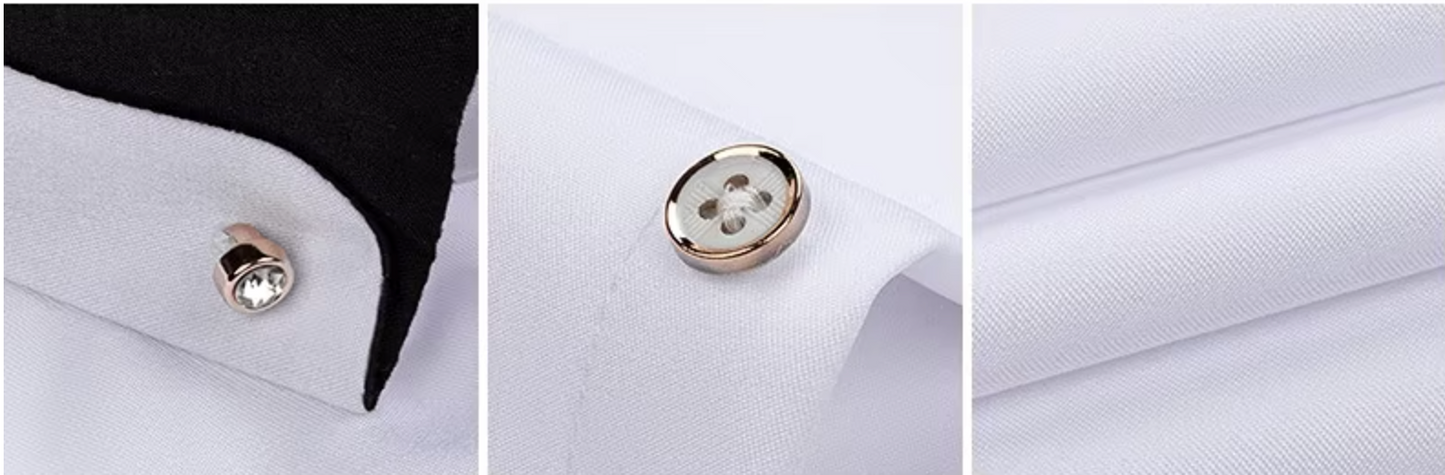 Egor | Luksuriøs kontrastskjorte