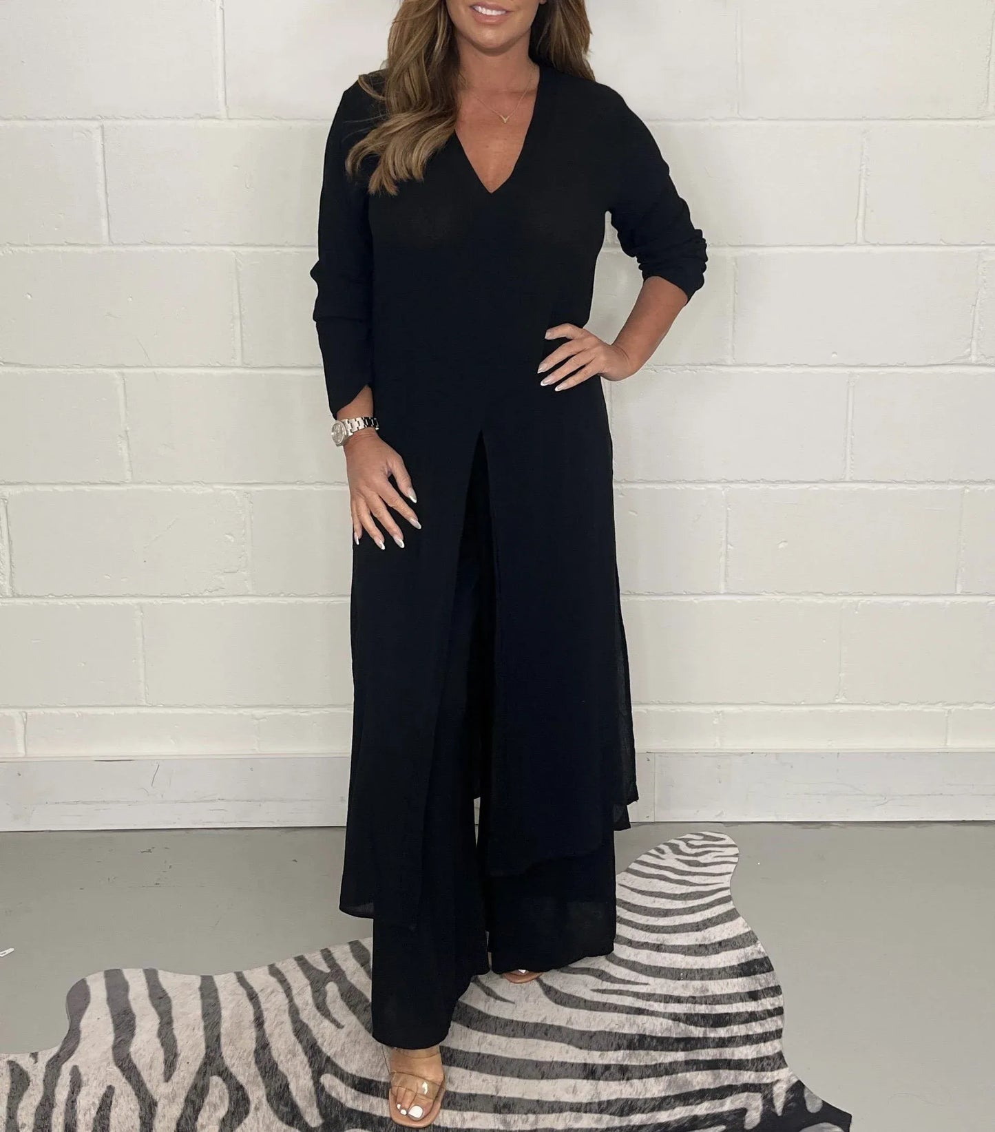 Lea Bergen™ | Elegant og Flytende To-delt Sett
