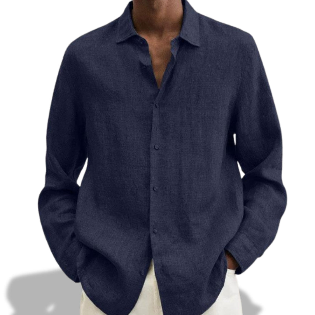 Gunnar|Elegant oversize flanellskjorte for menn