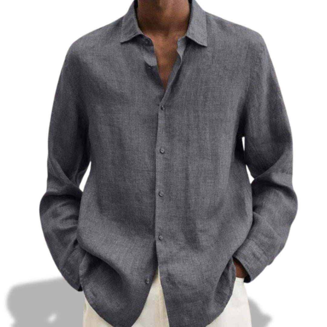 Gunnar|Elegant oversize flanellskjorte for menn