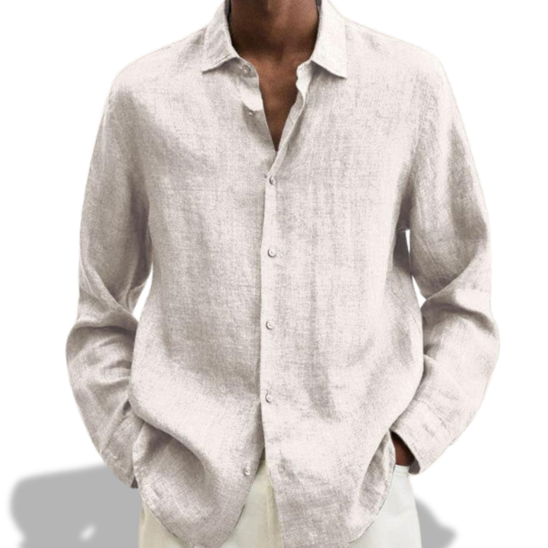 Gunnar|Elegant oversize flanellskjorte for menn