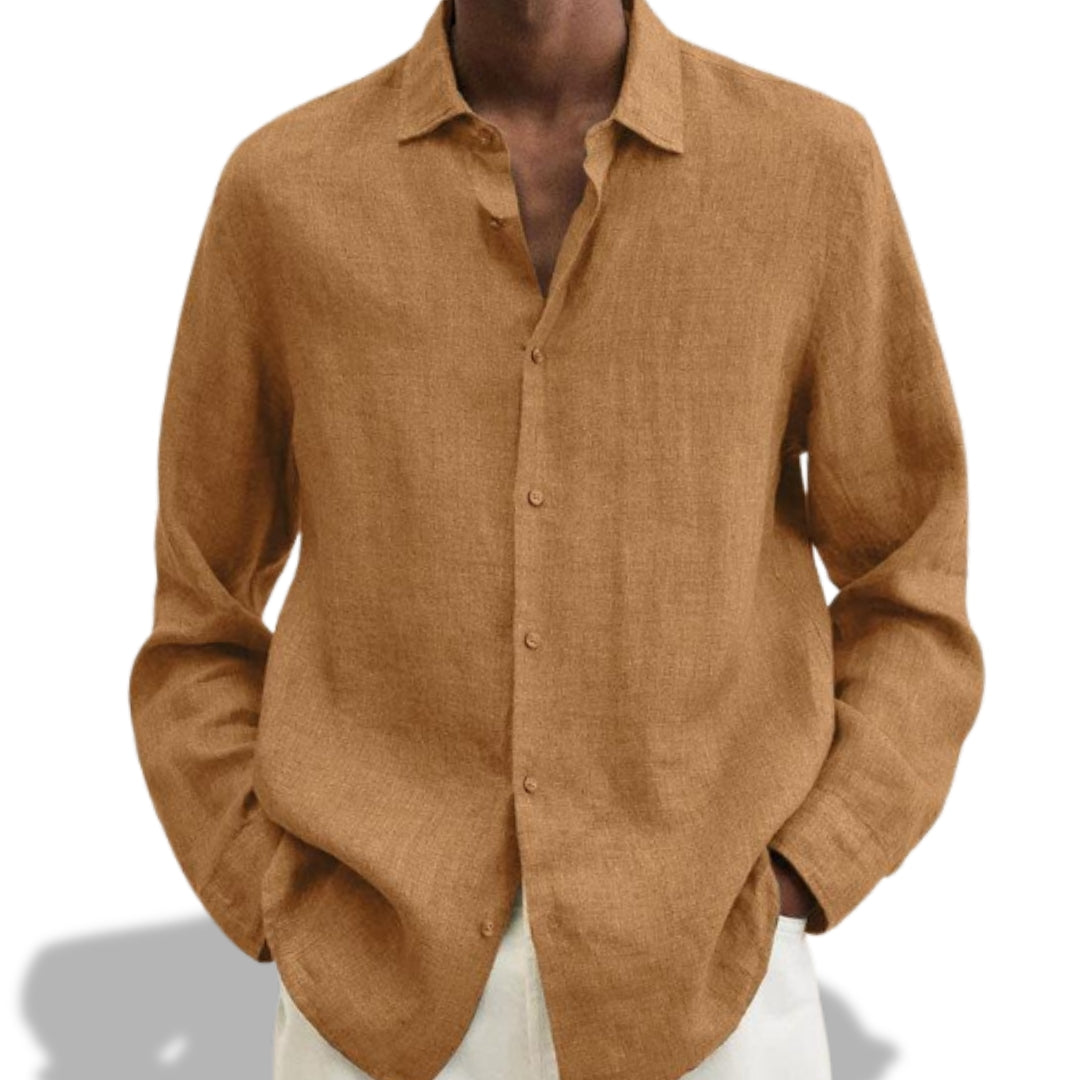 Gunnar|Elegant oversize flanellskjorte for menn