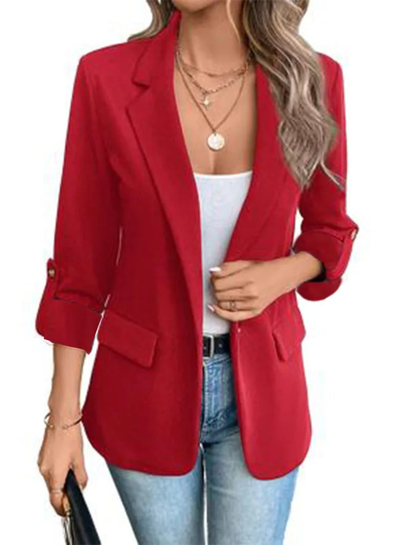 VERA | RULLERMANSJETT AVSLAPPET BLAZER