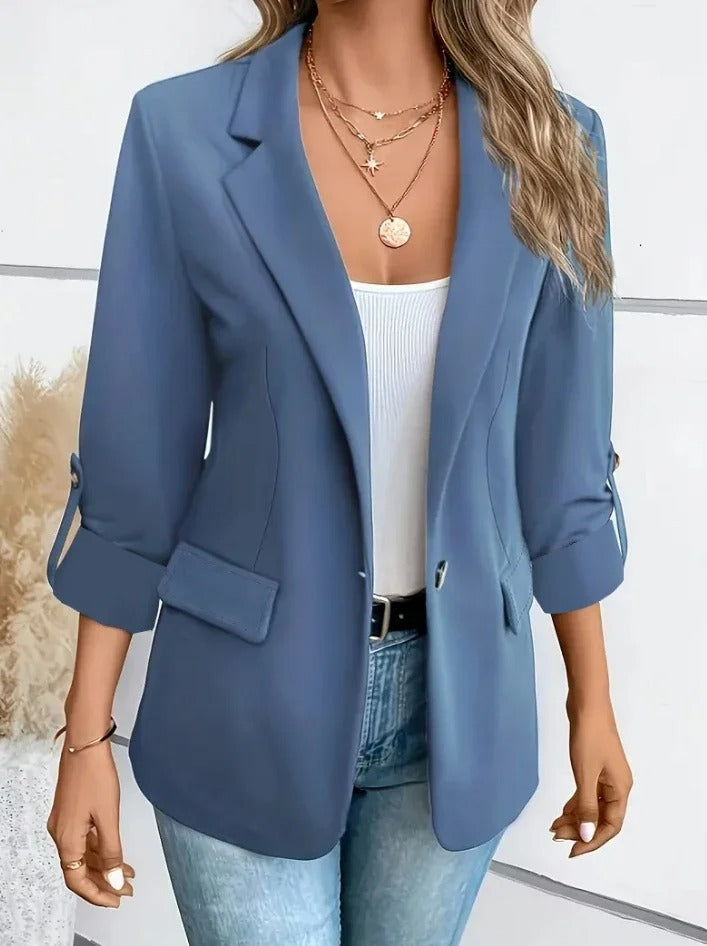 VERA | RULLERMANSJETT AVSLAPPET BLAZER