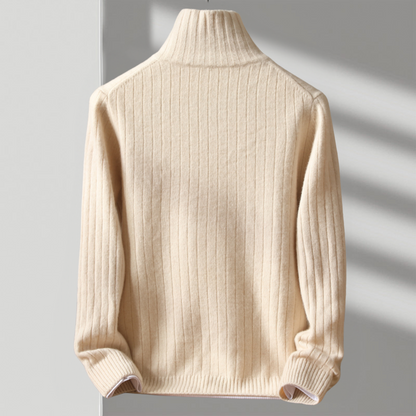 Sebastian | Strikket Merino Ull Jakke