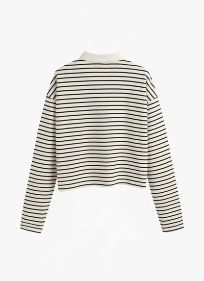 Lea Bergen™ | Sofistikert stripete bretonsk genser