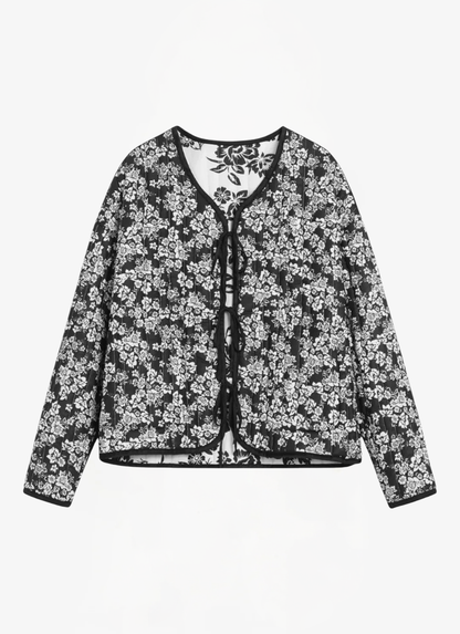 Lea Bergen™ | Blomstrete dobbelt-sided jakke