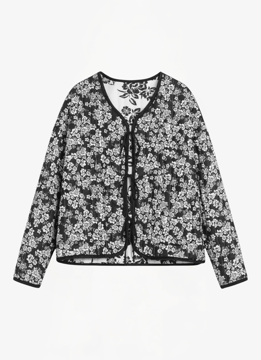 Lea Bergen™ | Blomstrete dobbelt-sided jakke