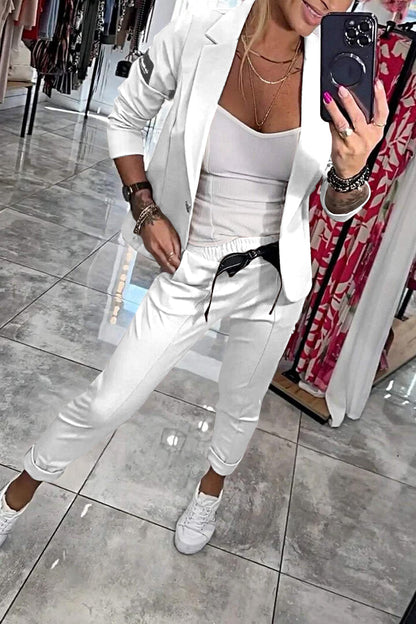 Lea Bergen™ | Ensemble Blazer og Jogger Sett