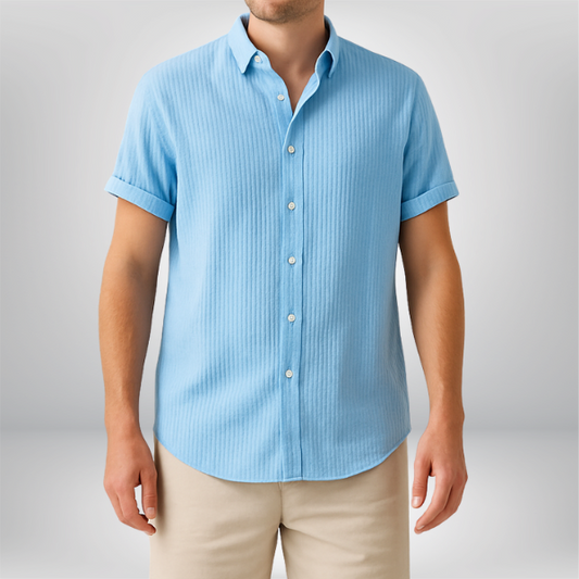 Jarl | Elegant sommer skjorte med stående krage