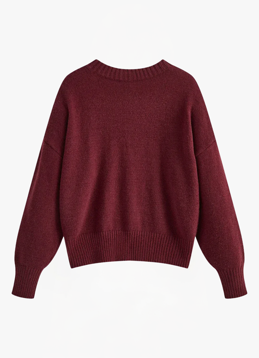 Lea Bergen™ | Genser i Jersey Uni Bourgogne