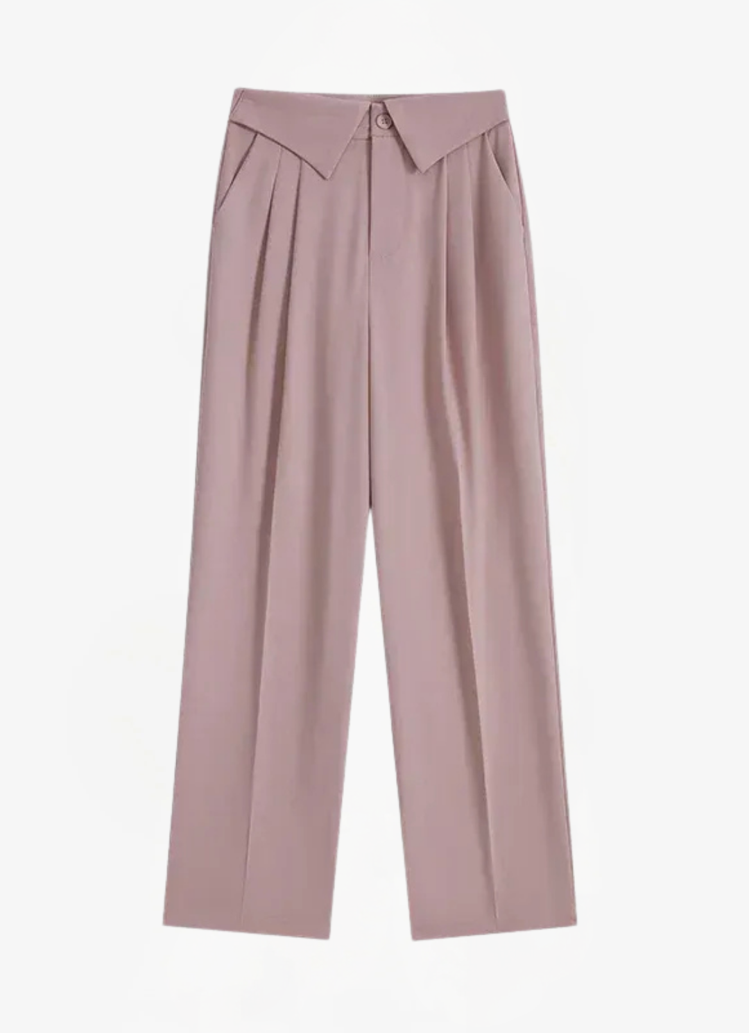 Lea Bergen™ | Elegant Utrapningsbukse med Struktur