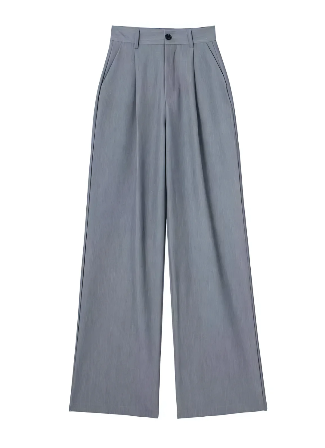 Lea Bergen™ | Elegant Grå Bredbukse