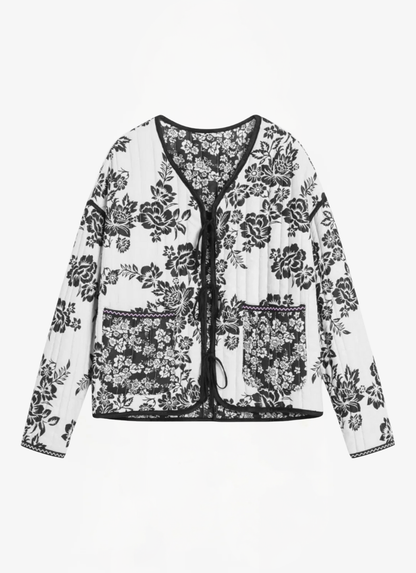 Lea Bergen™ | Blomstrete dobbelt-sided jakke