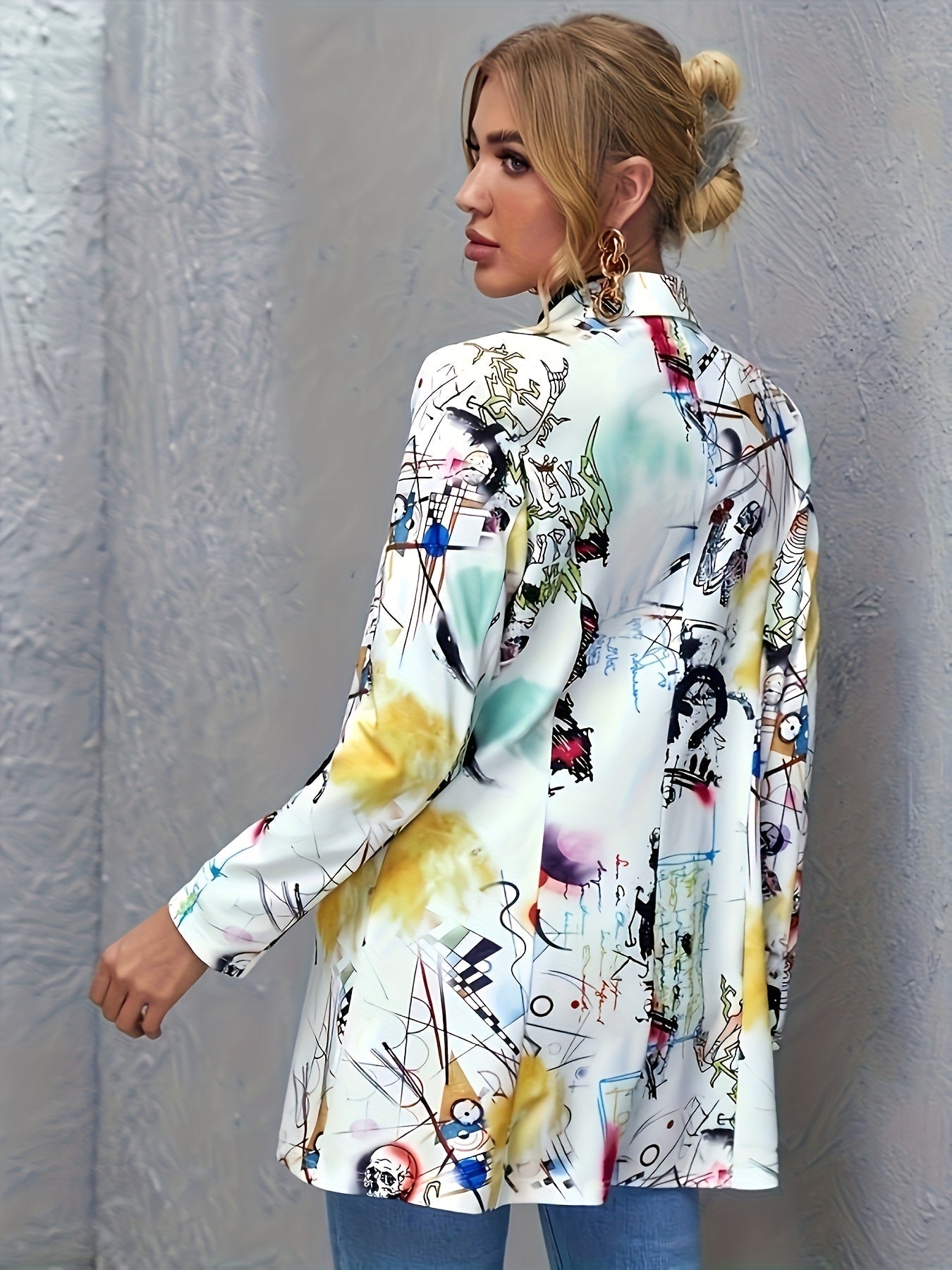 JOLENE | STATEMENT PRINT BLAZER