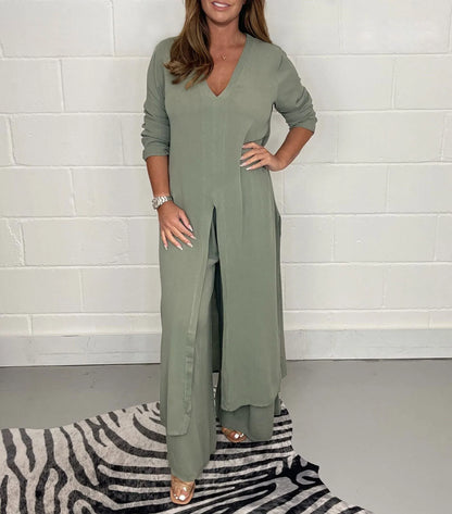 Lea Bergen™ | Elegant og Flytende To-delt Sett