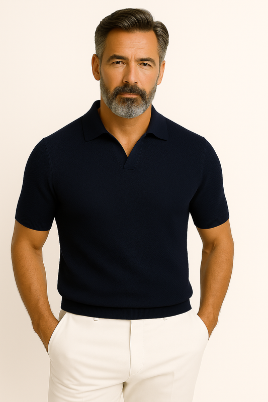 Ulrik | Strukturert poloskjorte