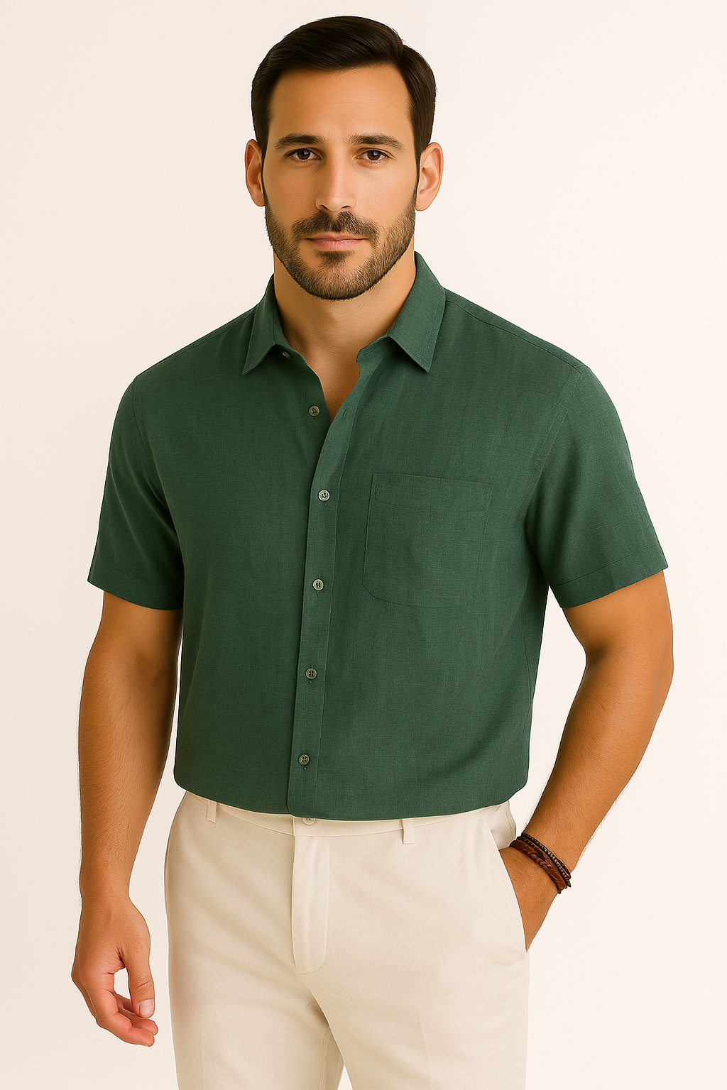 Lukas | Klassisk sommerskjorte i lin