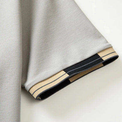 Andersen | Poloskjorte med kontrastfarget finish