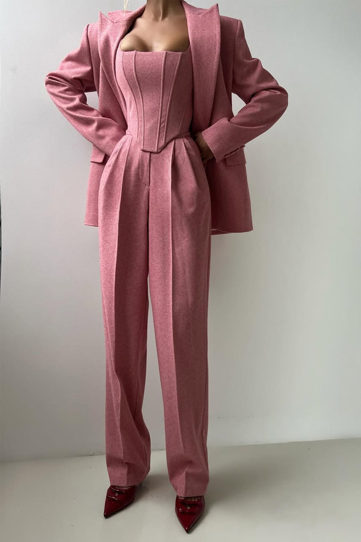 Lea Bergen™ | Sett med dobbeltspent blazer