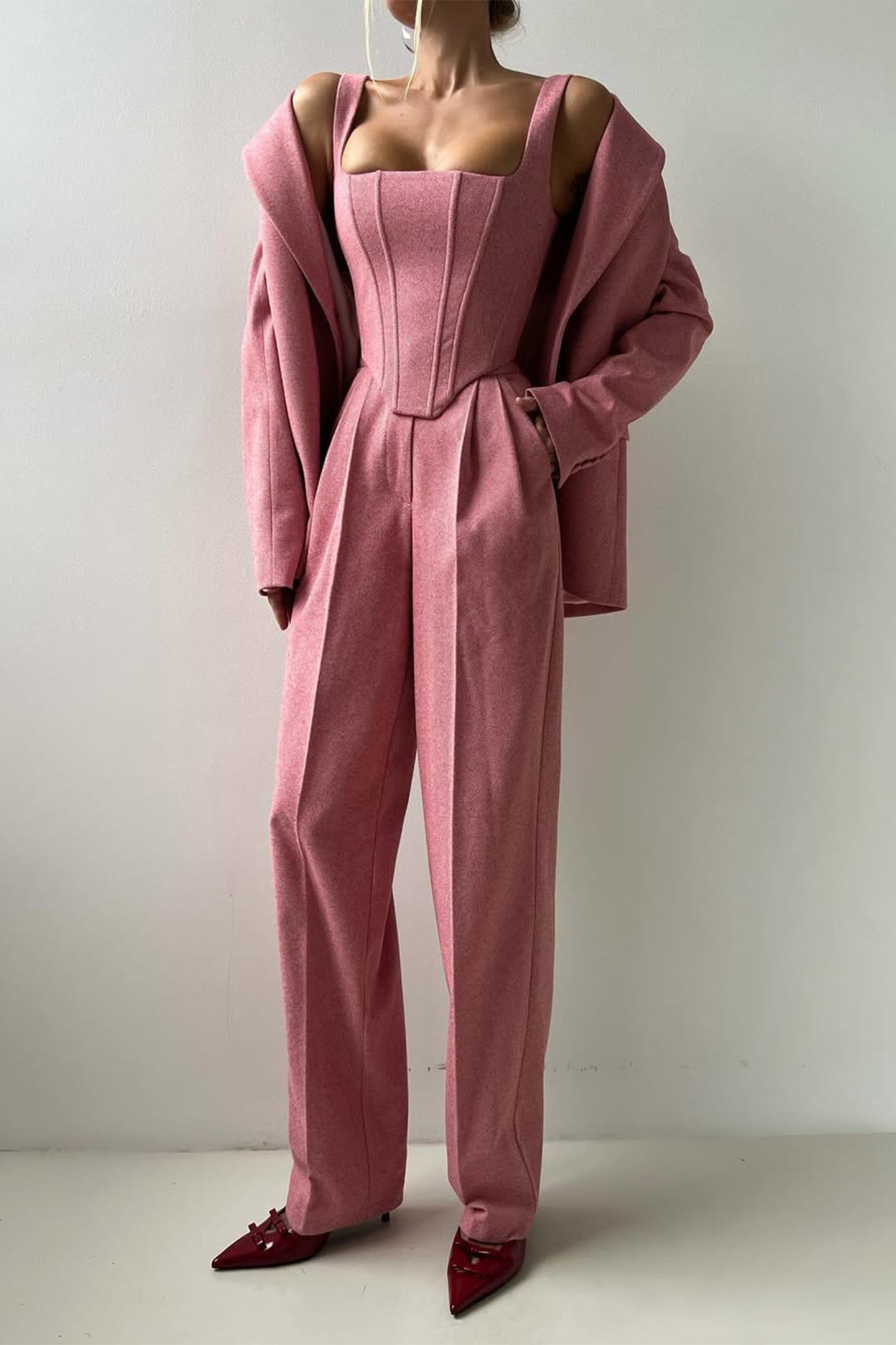Lea Bergen™ | Sett med dobbeltspent blazer