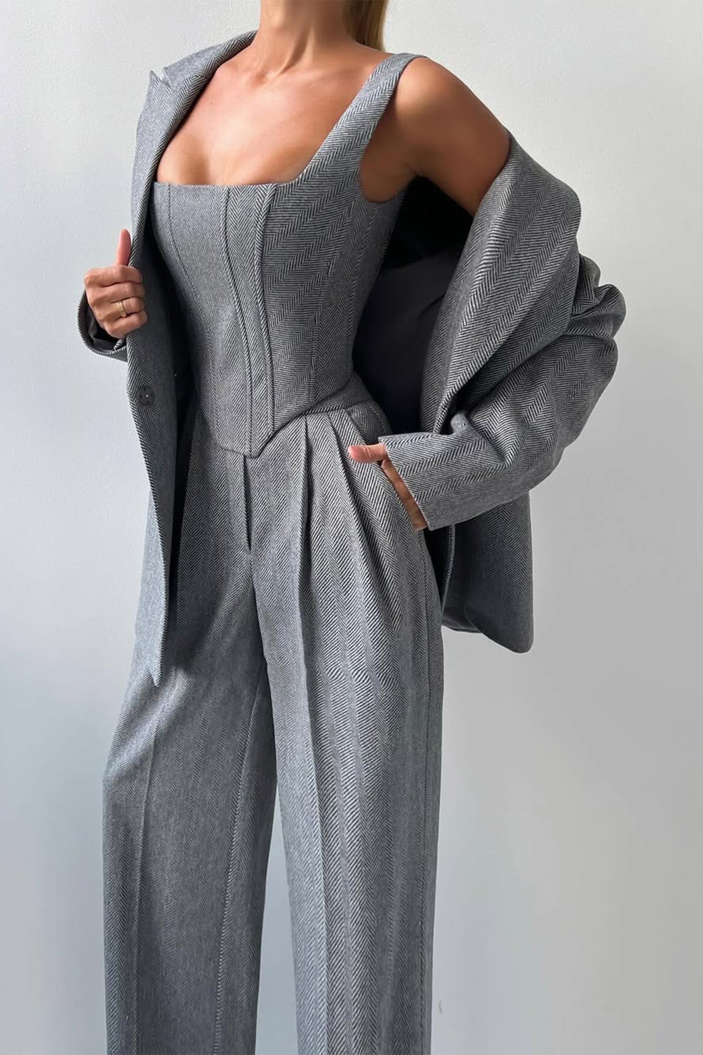 Lea Bergen™ | Sett med dobbeltspent blazer