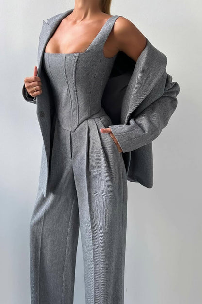 Lea Bergen™ | Sett med dobbeltspent blazer