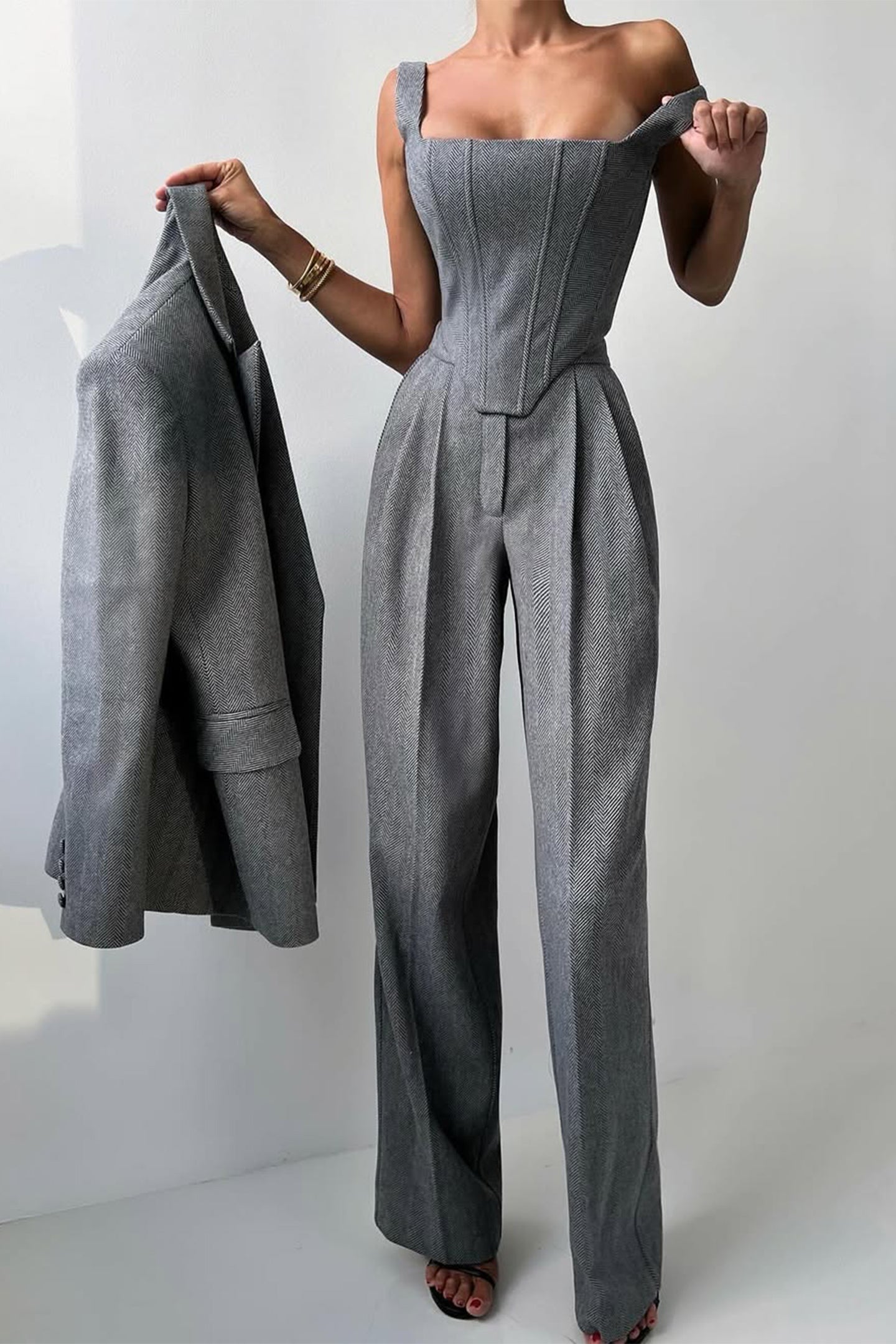 Lea Bergen™ | Sett med dobbeltspent blazer