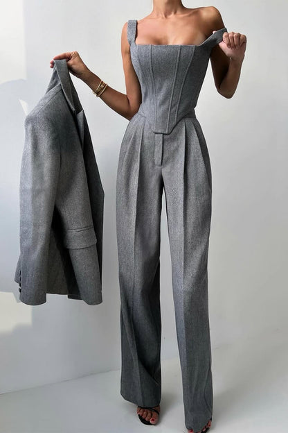 Lea Bergen™ | Sett med dobbeltspent blazer