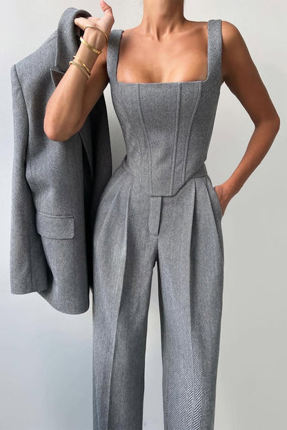Lea Bergen™ | Sett med dobbeltspent blazer