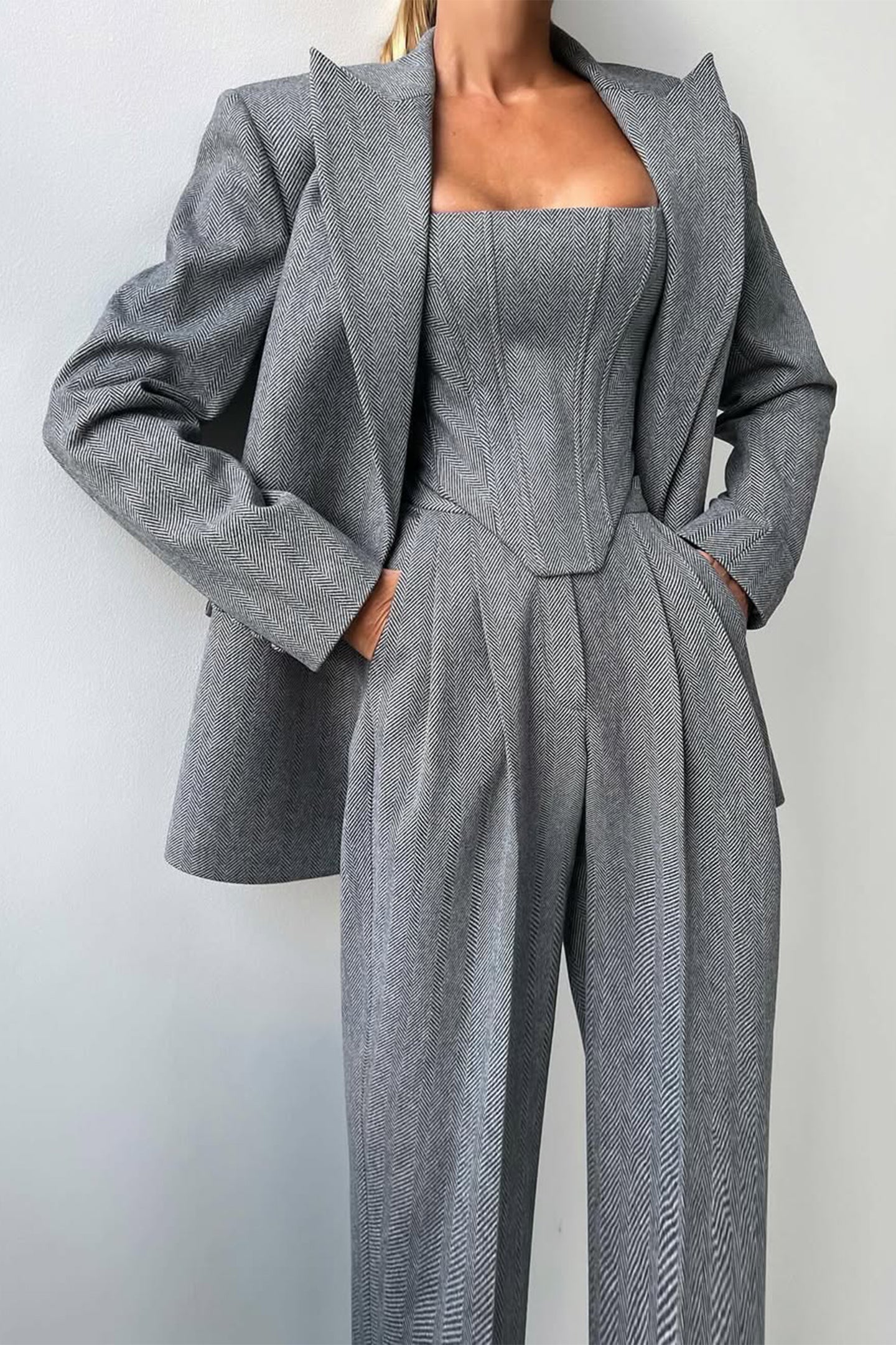 Lea Bergen™ | Sett med dobbeltspent blazer
