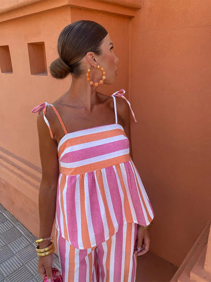 Lea Bergen™ | Riviera Stripet Sommersett