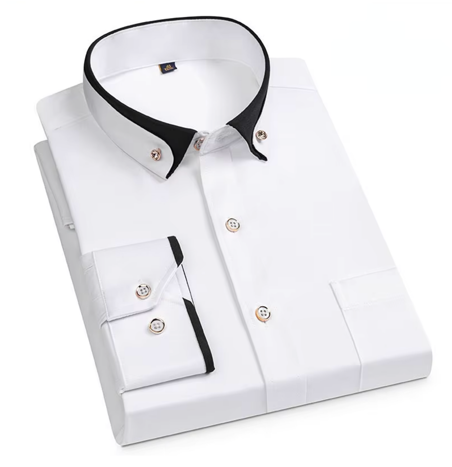 Egor | Luksuriøs kontrastskjorte