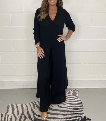 Lea Bergen™ | Elegant og Flytende To-delt Sett