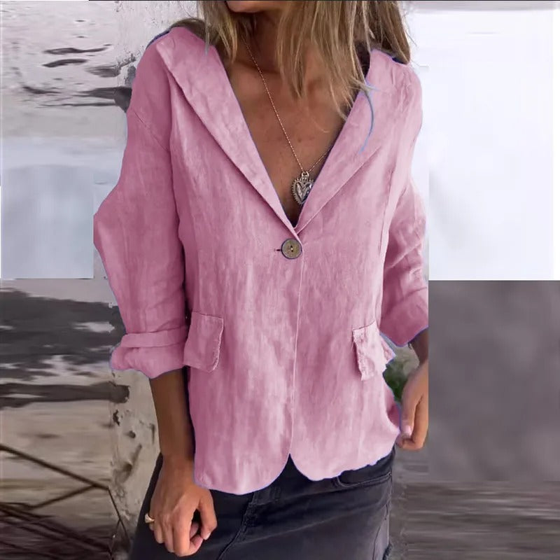 PAULA | AVSLAPPET SCALLOP BLAZER