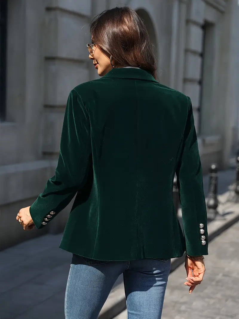 VIVIAN | VELVET GULL-KNAPP BLAZER