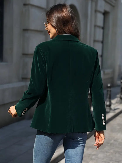 VIVIAN | VELVET GULL-KNAPP BLAZER