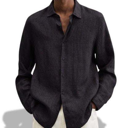 Gunnar｜Elegant oversize flanellskjorte for menn