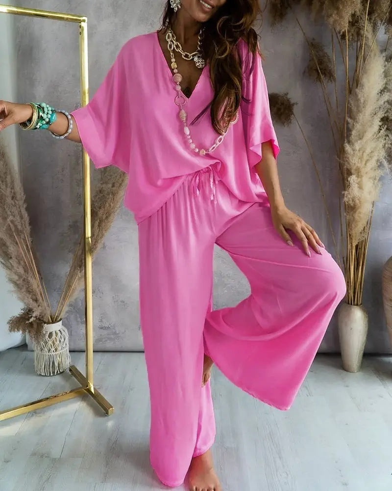 Lea Bergen™ | Boho Avslappet Loungewear Sett