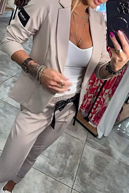 Lea Bergen™ | Ensemble Blazer og Jogger Sett