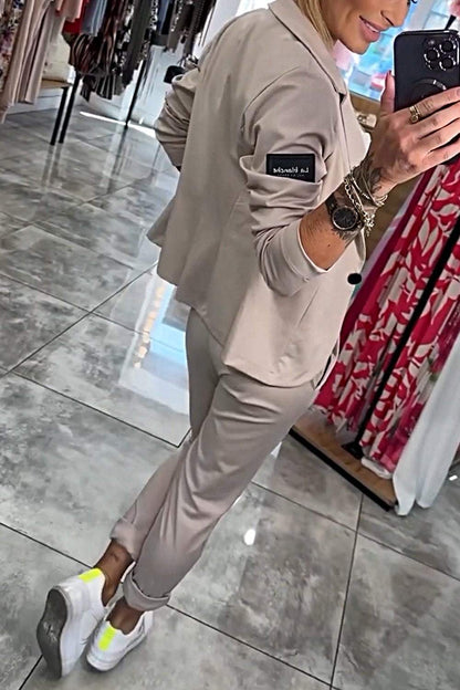 Lea Bergen™ | Ensemble Blazer og Jogger Sett